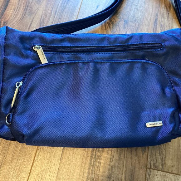 Blue Travelon Crossbody Bag - Picture 1 of 8